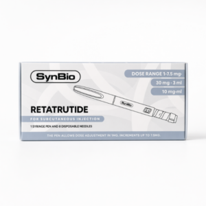 Retatrutide 30mg Synbio Pen – EU research-grade triple GLP-1/GIP/glucagon receptor agonist peptide